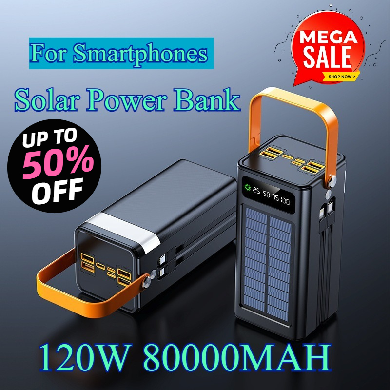 Power Bank Solare da 80000mAh  - Solar Emergency Charger recensione e prezzo