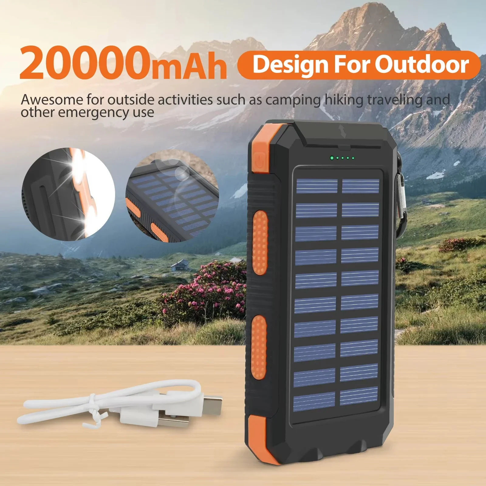 Power bank solare impermeabile - Solar Emergency Charger recensione e prezzo